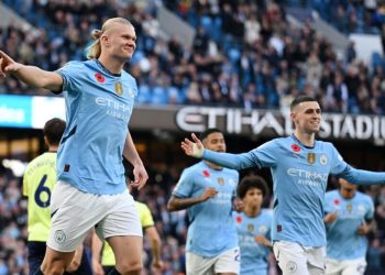 EPL: Man City beat Southampton to go top as Bournemouth draw A’Villa