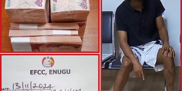 EFCC Arrests Man for Alleged Currency Racketeering in Enugu