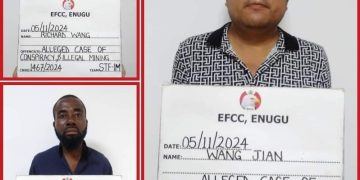 Alleged Illegal Dealing in Mineral Resources: EFCC Docks Chinese Brothers, One Other in Enugu