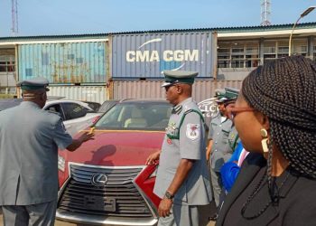 Nigeria Customs Service Recovers Stolen Vehicles, Hands Over to Canadian Authority