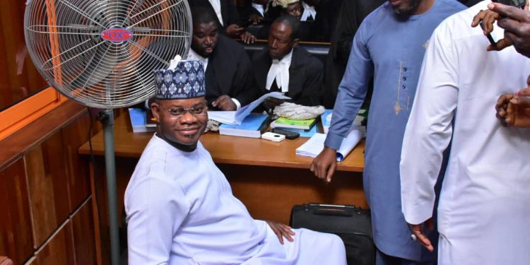 Court remands Yahaya Bello in EFCC custody till December 10