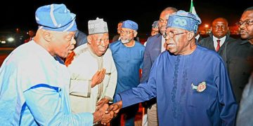 Tinubu returns to Abuja from Saudi Arabia