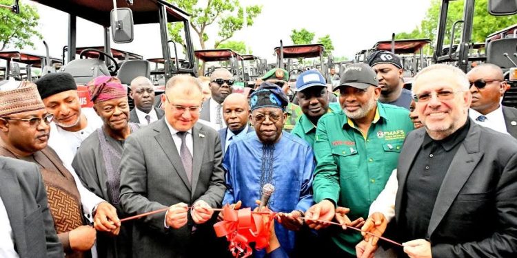 IN PUSH FOR AGRICULTURAL RENAISSANCE, PRESIDENT TINUBU LAUNCHES 2,000 TRACTORS FOR MECHANISED FARMING