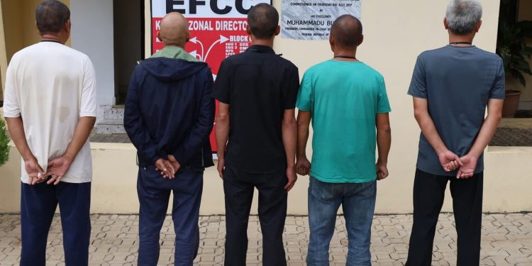 EFCC Arrests Nine Suspected Illegal Miners in Niger