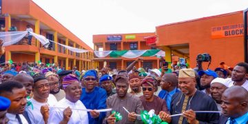 SANWO-OLU COMMISSIONS RADIO STATION, MARKET IN MUSHIN LG